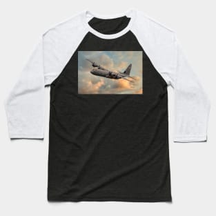 USAF C-130 Hercules Baseball T-Shirt